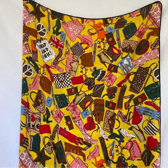 Multi coloured extra large shawl scarf. - Picture 7 of 13